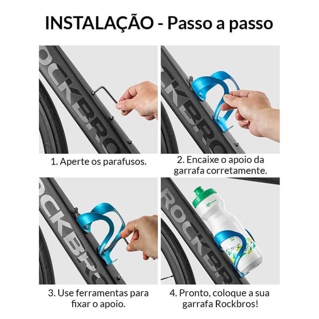 Suporte de Caramanhola Rockbros Modelo WaveGuide 01